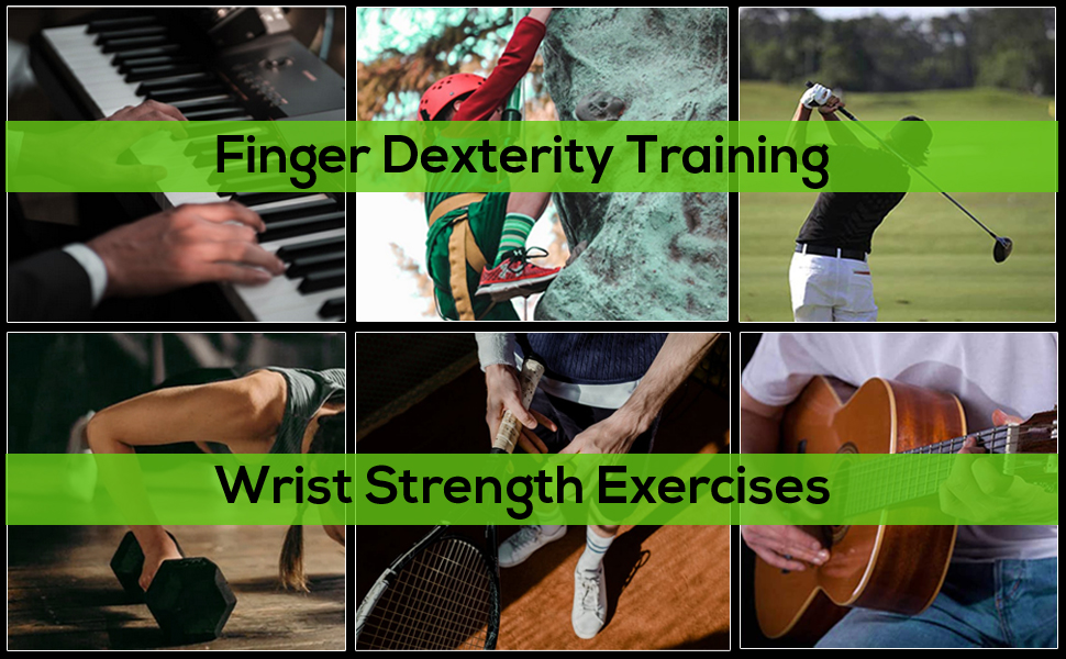 Набір для тренування рук та зап'ястя (10 шт.) - Handtrainer HSK01N