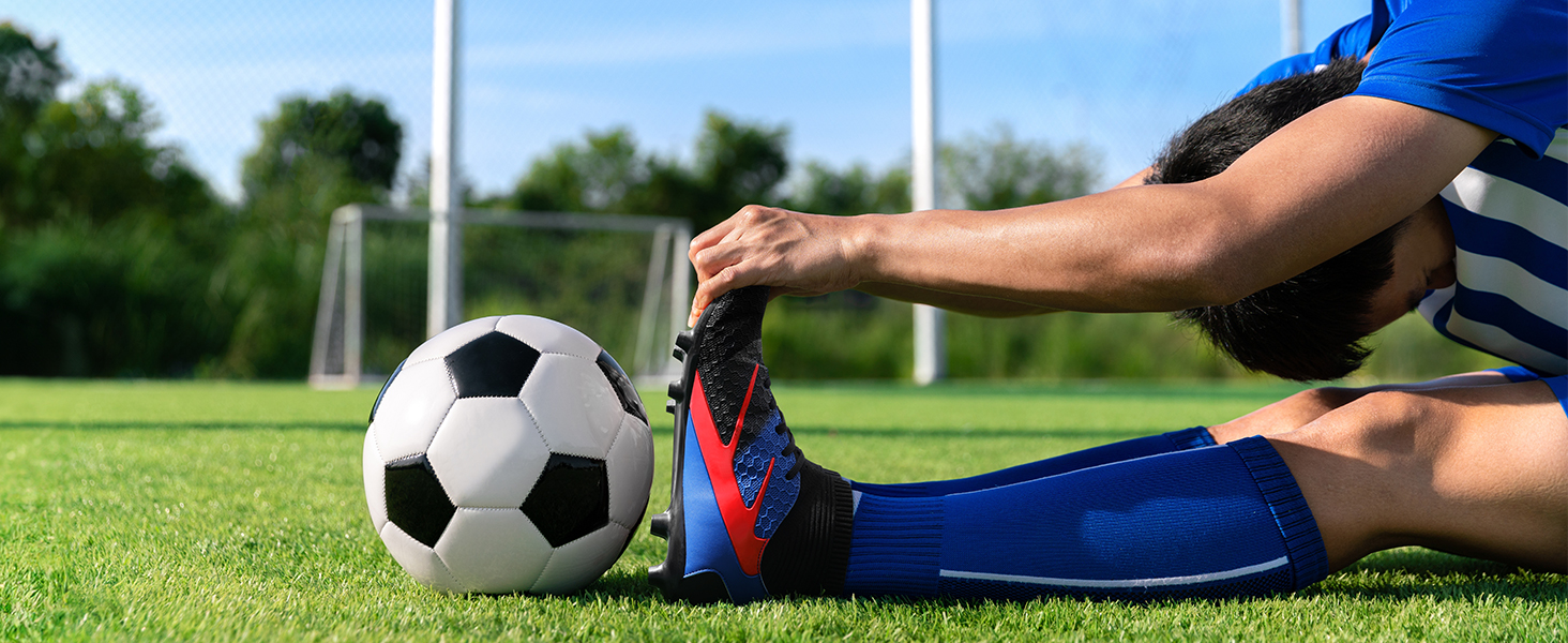 Футбольні бутси DREAM PAIRS для чоловіків: професійні тренувальні бутси з шипами, чорні, 41 EU