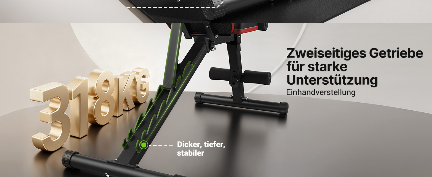 Тренувальна лава FLYBIRD багатофункціональна, 8 положень спинки/3 положення підніжки, вантажопідйомність 300-318 кг, складана, для дому, чорно-червона