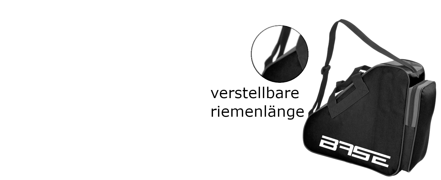 Сумка для ковзанів BASE Skatebag: містка, з ручками та регульованим ременем, зелено-чорна