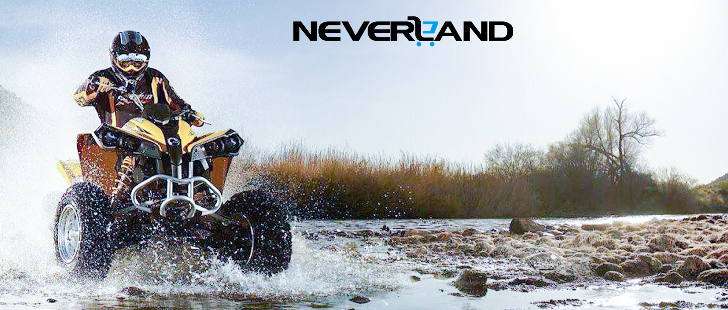 Водонепроникний чохол для квадроцикла Neverland Quad Abdeckplane, XXXL (256x110x120 см), чорний та сріблястий