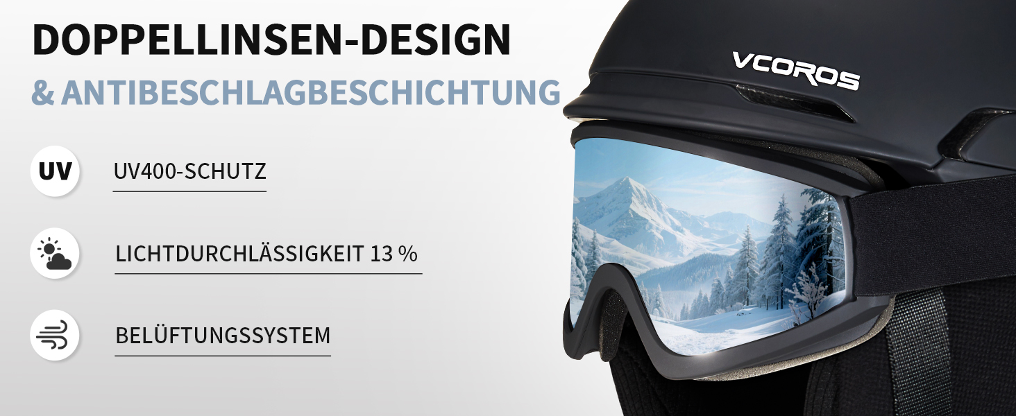 Шкільний шолом з маскою, DXH811. Унісекс, знімні навушники, дихаюча вентиляція, регульований захист від УФ-випромінювання. Підходить для сноубордингу та катання на лижах. Матовий чорний + маска + шолом M