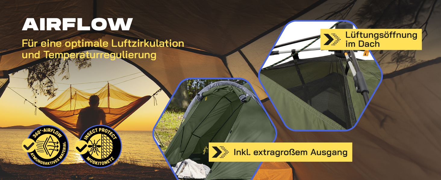 Намет Lumaland Pop Up 3-4 особи Сімейний кемпінговий намет 210x210x120 см Водонепроникний вітростійкий Зелений