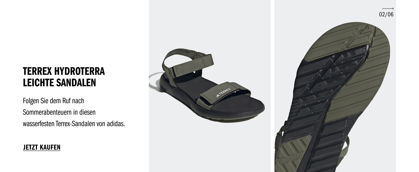 Сандалії adidas Terrex Hydroterra Light - унісекс, чорно-сіро-бежеві (42 EU)