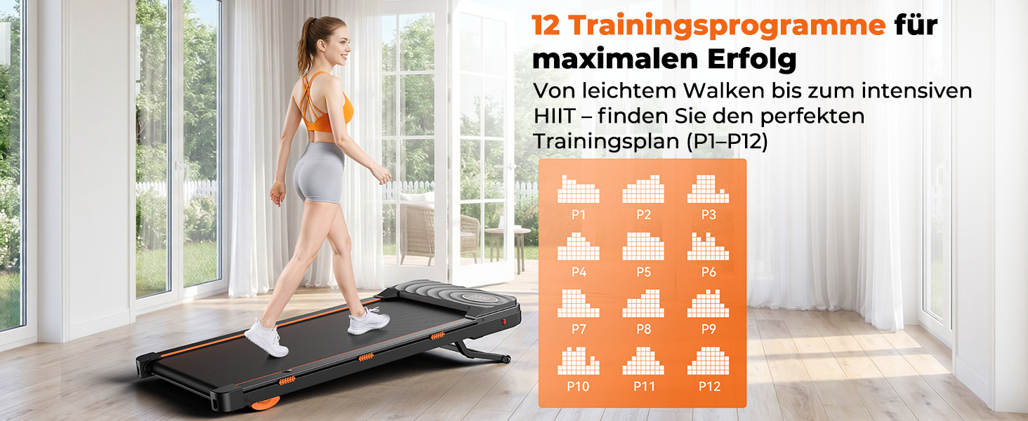 Домашня бігова доріжка JAGJOG Walking Pad з автоматичним нахилом 16%, Bluetooth-динаміками, колір: ебенове дерево