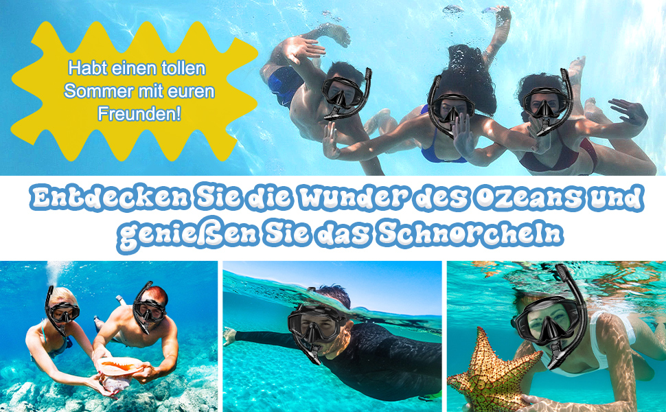 Набір для снорклінгу для дорослих: маска, трубка та ласти. Суха трубка, антизапітніюча маска з загартованого скла. Для плавання, снорклінгу та дайвінгу. Чорний колір