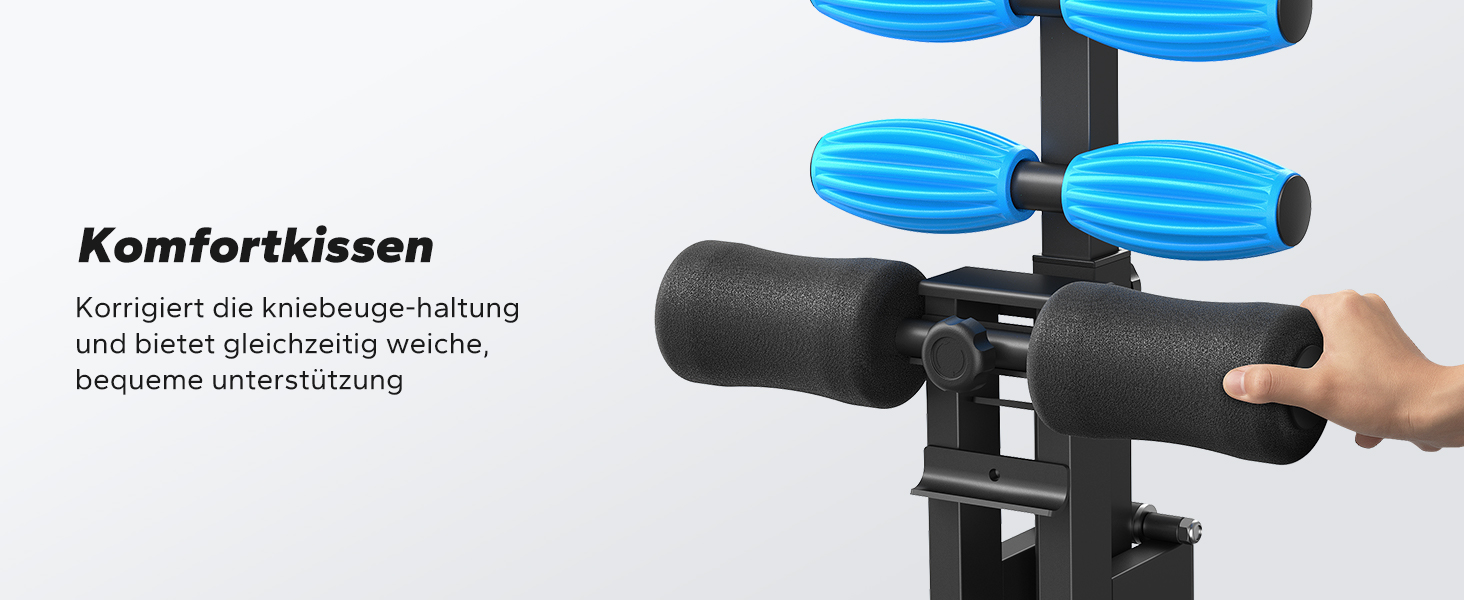 Машина для присідань MERACH з 3 рівнями опору, до 136 кг, для фітнесу, тренувань, реабілітації, чорна