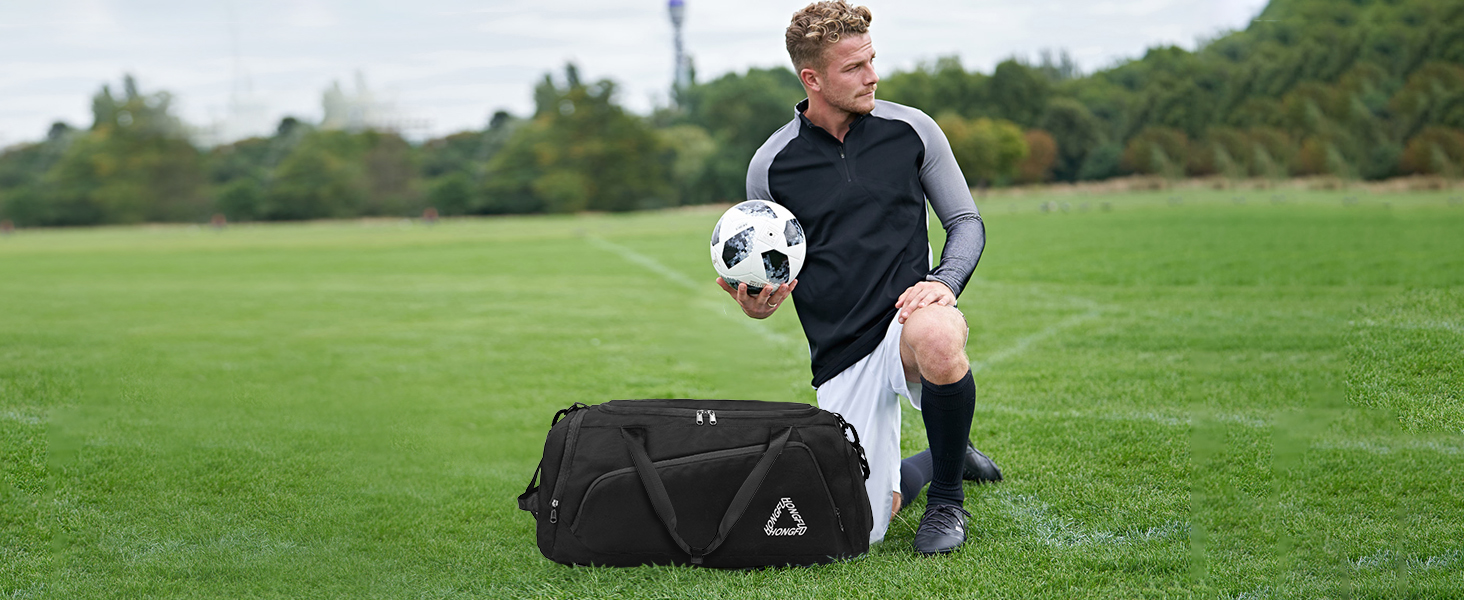 Спортивна сумка для жінок 45L з відділенням для взуття, мокрою сумкою, водонепроникна, для подорожей, спортзалу, басейну. Сумка-рюкзак для фітнесу, спорту, подорожей. Зелена/Рожева.