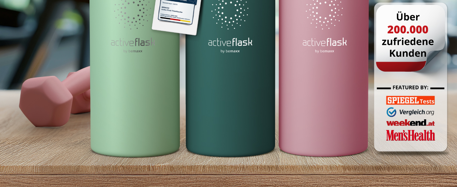 Термос- пляшка з нержавіючої сталі ACTIVE FLASK з трубочкою, 3 кришки, BPA-free, герметична, для газованих напоїв, ізотермальна пляшка для води, спорту, велосипеда, чаю, для дітей