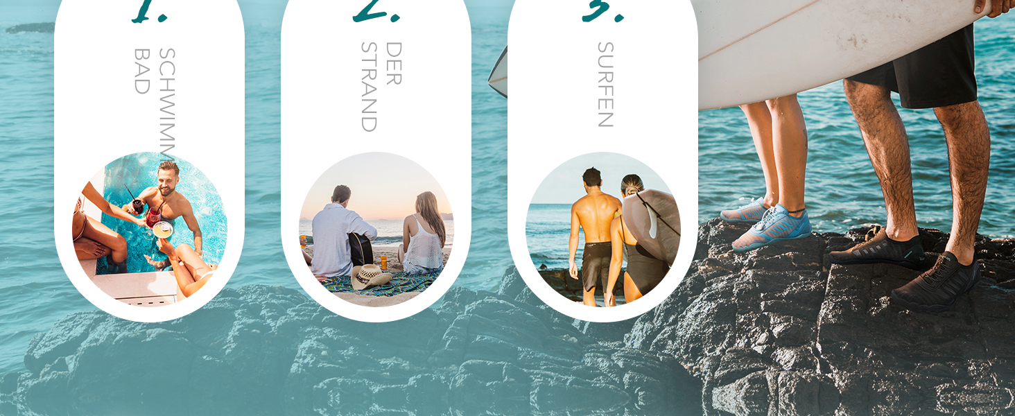 Водні черевики для жінок та чоловіків WateLves, підошва з неслизьким покриттям, широка передня частина, блакитний колір, розмір 37 EU