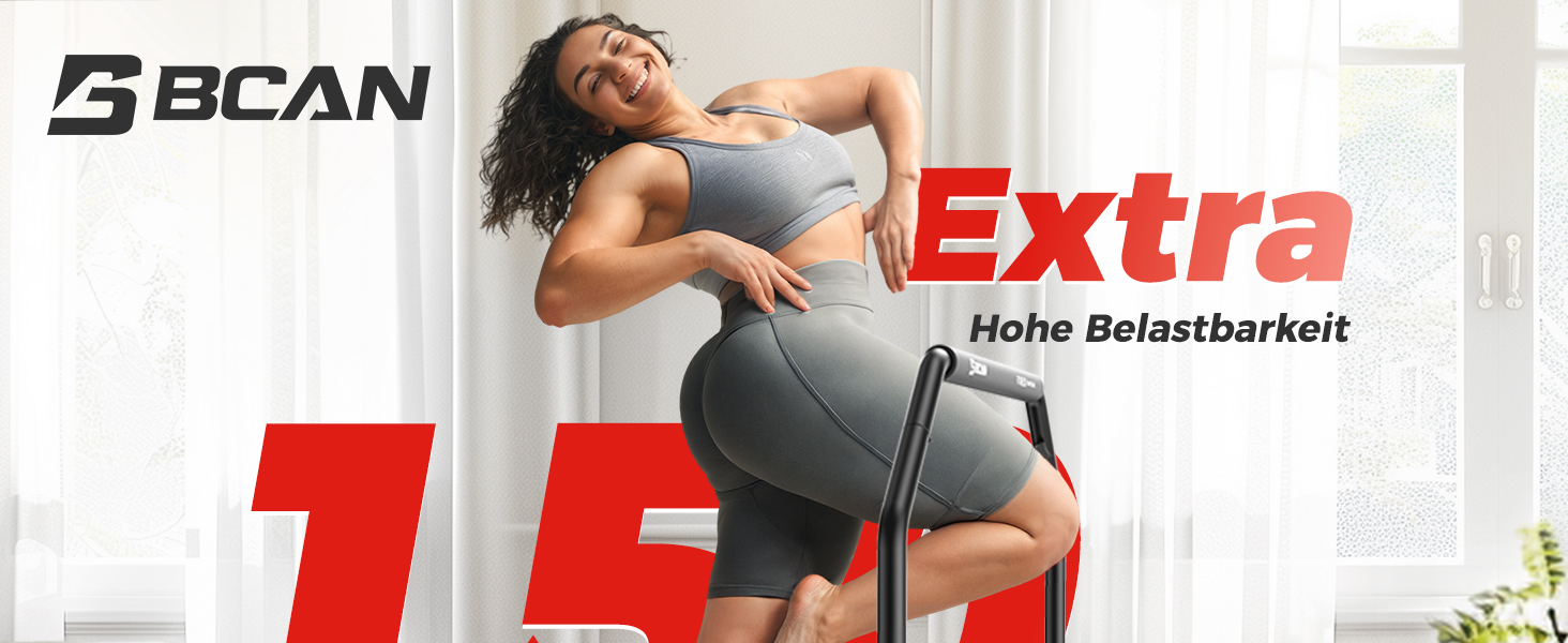 Міні-батут BCAN для дому, 102 см, складний, для дорослих, з регульованою ручкою, вантажопідйомність 150 кг, для фітнесу та тренувань вдома