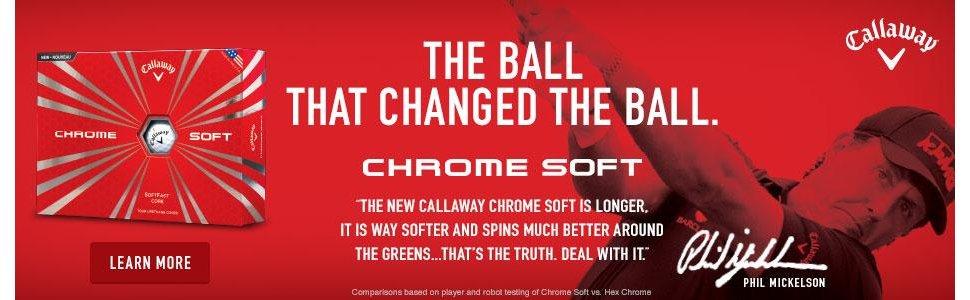 М'ячі для гольфу Callaway Chrome 2015 - М'які, чоловічі, дюжина