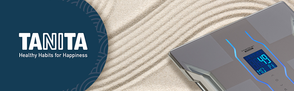Розумна вага для аналізу складу тіла Tanita RD-953, Bluetooth, медична технологія, 10+ показників вимірювання, чорна