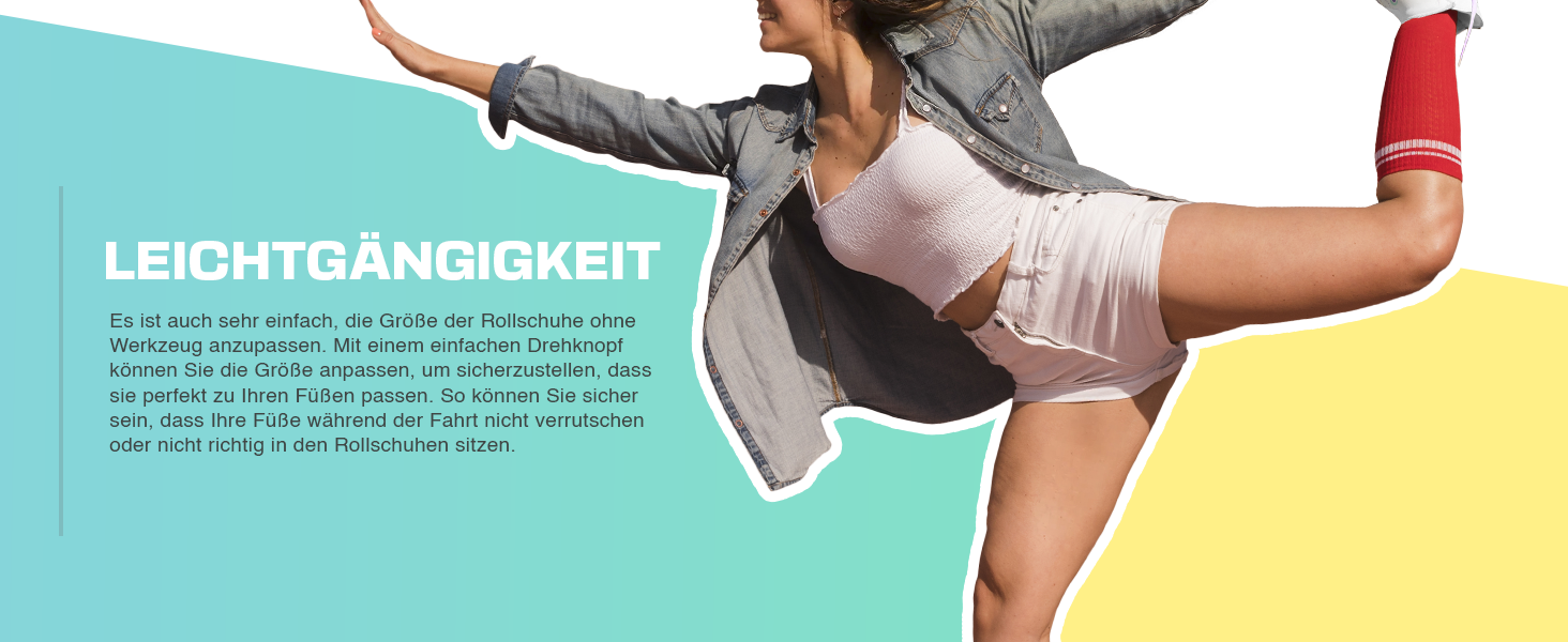 Ролики Sprinkly для дітей та дорослих, регульовані 35-38 (22,5-24 см)