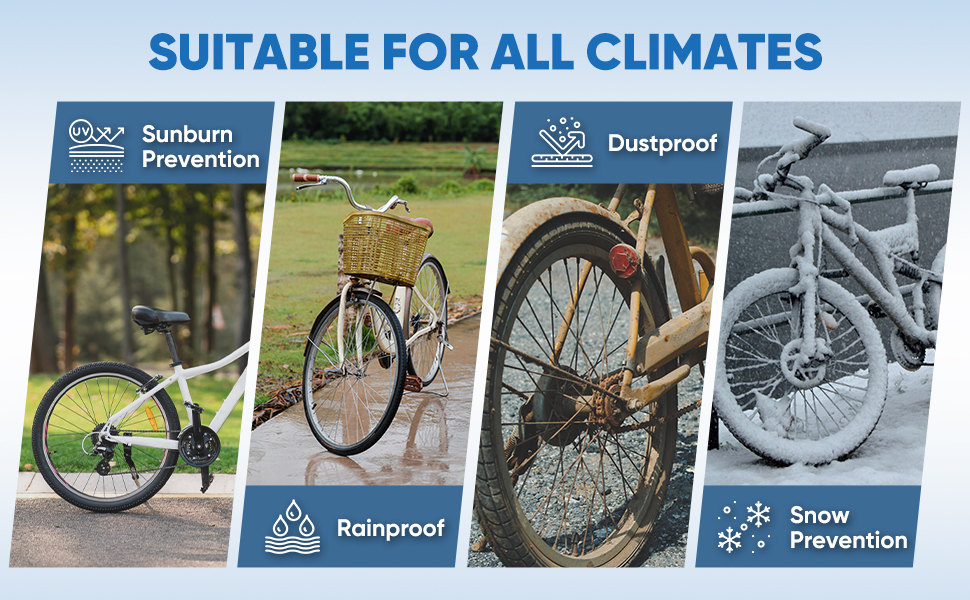 Чохол для велосипеда VARUN, водонепроникний, з щільного оксфорду 300D, анти-крадіжка, вітростійкий, для захисту велосипеда