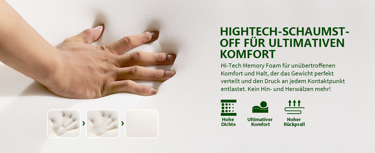 Кемпінговий килимок HiiPeak Isomatte R-Wert 9,5 з подушкою, ізольований, для зими та літа, зручний для кемпінгу, відпочинку на природі, піших прогулянок та наметів (сірий)