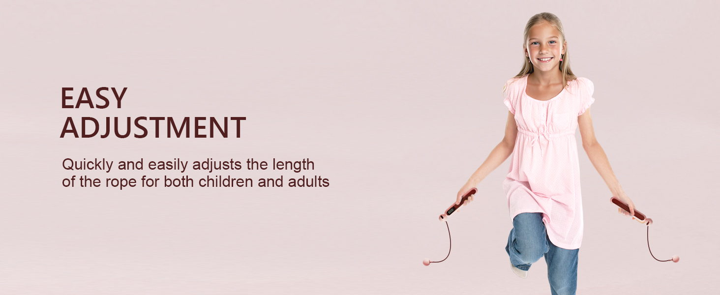 Стрибкове канат Flintronic з лічильником, регульований, з підшипниками та неслизькими ручками, інтелектуальний, з вагою, для тренувань, фітнесу, боксу, рожевий #5