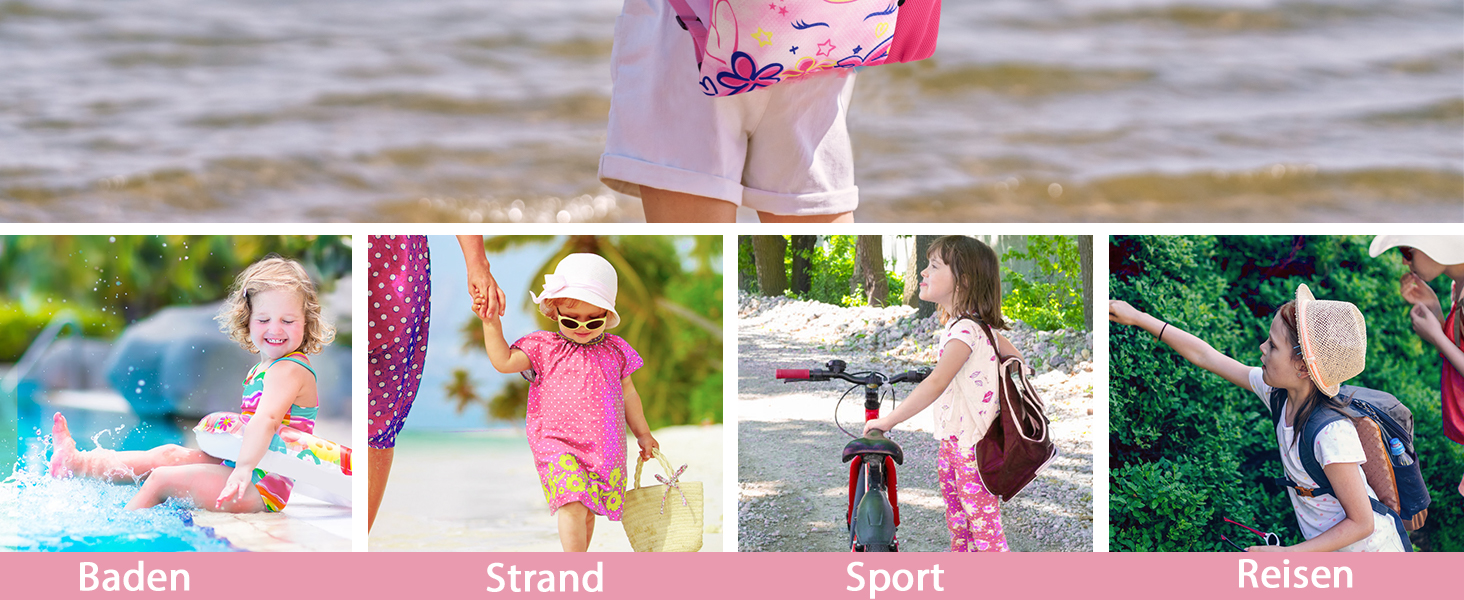 Спортивна сумка WAWSAM для гімнастики з шнурком, 38 x 45 см. Дитяча водонепроникна сумка для плавання, пляжу, покупок (Єдиноріг A002)