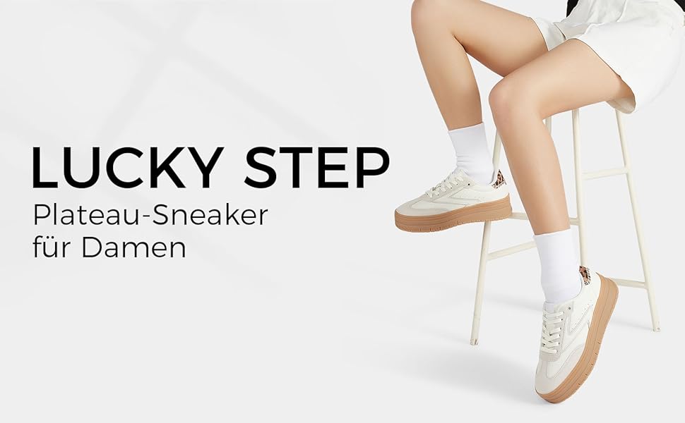 Жіночі туфлі на платформі Lucky Step з замші та гумовою підошвою, золотисті - ретро дизайн для тенісу та повсякденного носіння, 38 EU