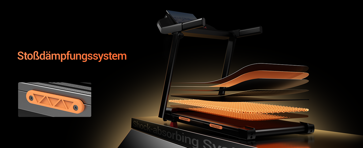 Біговий доріжка LONTEK для дому з нахилом 15%, швидкість 12 км/год, максимальне навантаження 136 кг, чорний