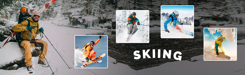 Чоловіча лижна куртка 33000ft: Водонепроникна, вітрозахисна, тепла, функціональна куртка для сноуборду та лиж. Softshell з капюшоном, колір: блакитний (S)