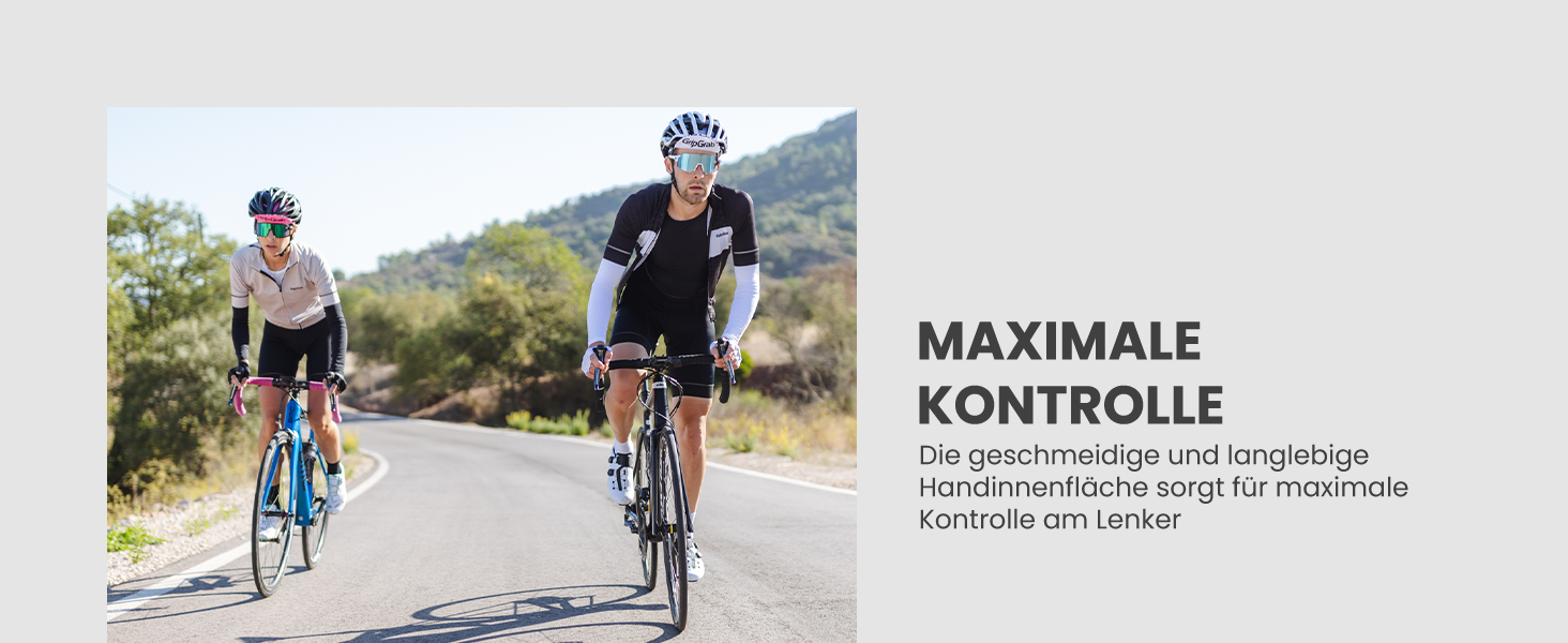 Fahrradhandschuhe GripGrab Ride Einsteiger Kurzfinger Sommer XXL Weiß - Пadded, безпальцеві, для початківців