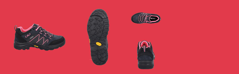 Дитячі трекінгові черевики CMP Thiamat Mid 2.0 WP Black Blue, 35 EU