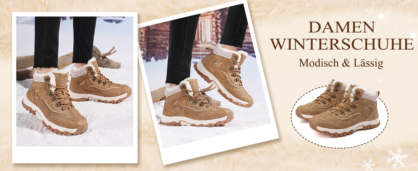 Зимові черевики жіночі ARRRIGO BELLO - тепла підкладка, для роботи та прогулянок, розмір 36-41, колір коричневий