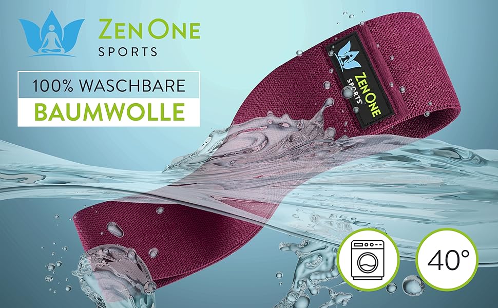 Спортивні фітнес-стрічки ZenOne з тканини, набір з 3 стрічок опору, стрічки опору для ніг і сідниць, гімнастична стрічка для силових тренувань, нарощування м'язів і тренувань з йоги, в т.ч. електронна книга та керівництво по тренуваннях і відео. Ягода