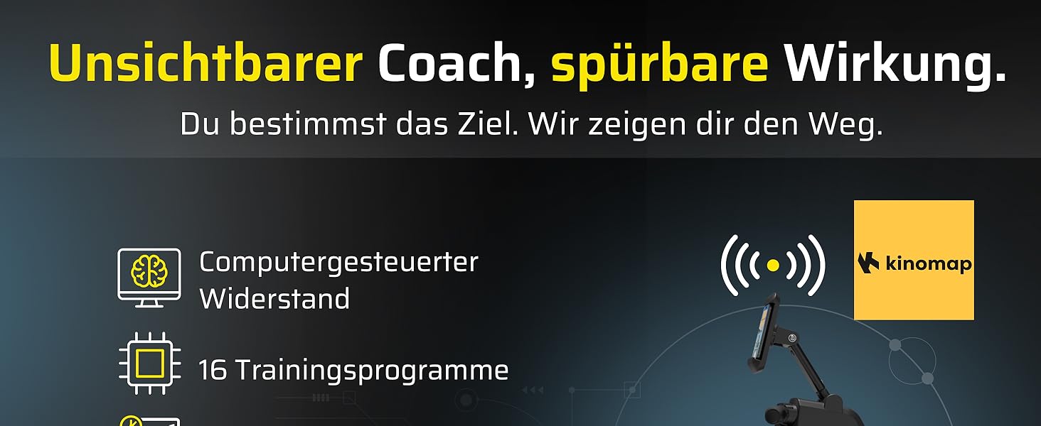 Гребний тренажер SportPlus для дому, складаний, з тихою магнітною системою гальмування, комп'ютер для тренувань, фітнес-обладнання для дому, Indoor гребний тренажер, сумісний з додатком (Premium)