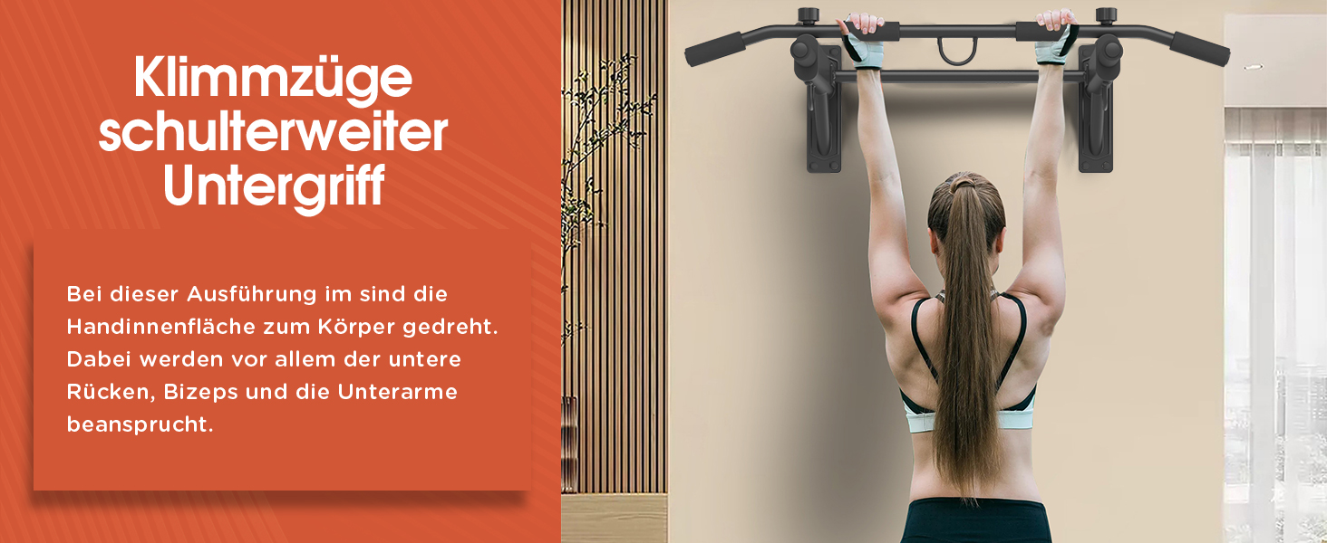 DH FitLife Klimmzugна турнік 4-в-1 для дому: турнік, бруси, петлі для боксу та тренажера | До 200 кг | 6 ручок | Стабільний та безпечний