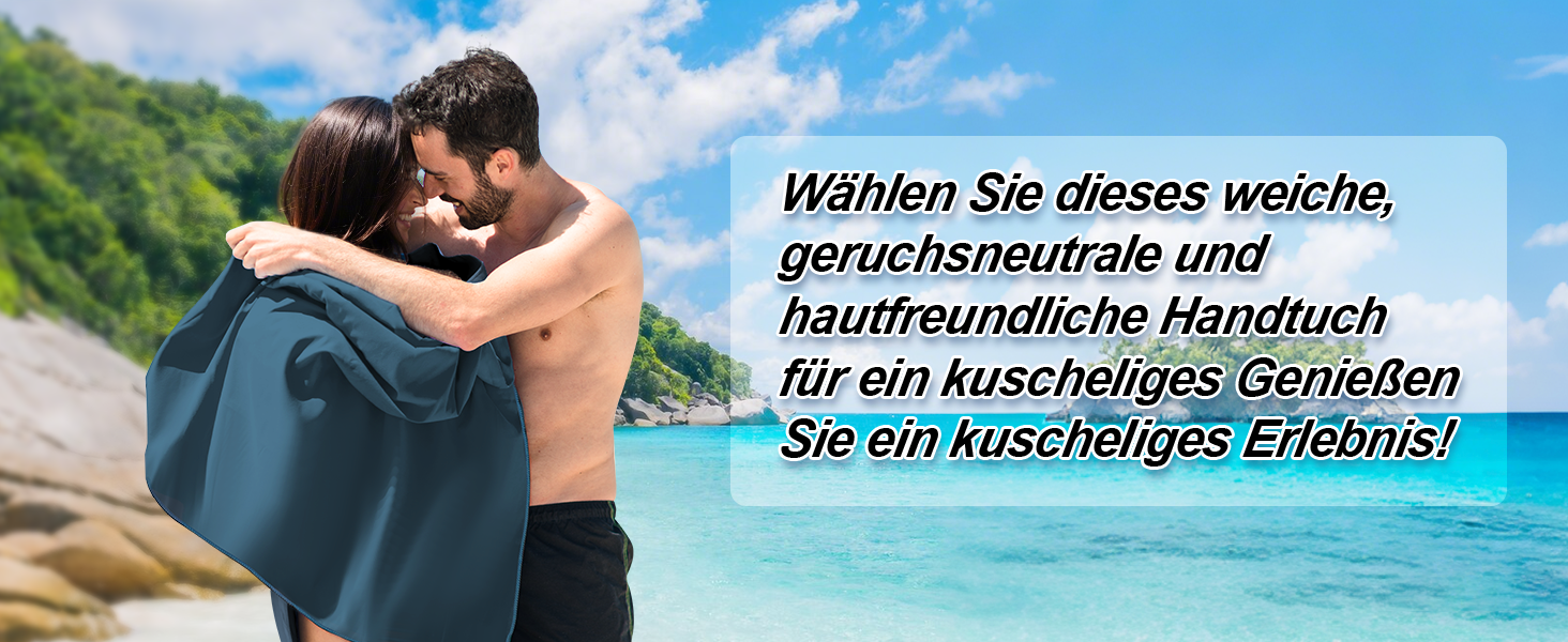 Набір рушників Damoguin 3 шт. з мікрофібри (великий 180x80 см, 2 шт. малі 80x40 см) - чорний