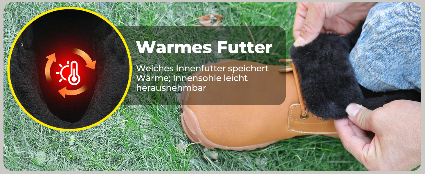 Чоботи зимові чоловічі Saguaro Barfußschuhe, теплі, водонепроникні, розмір 36-48, жовті