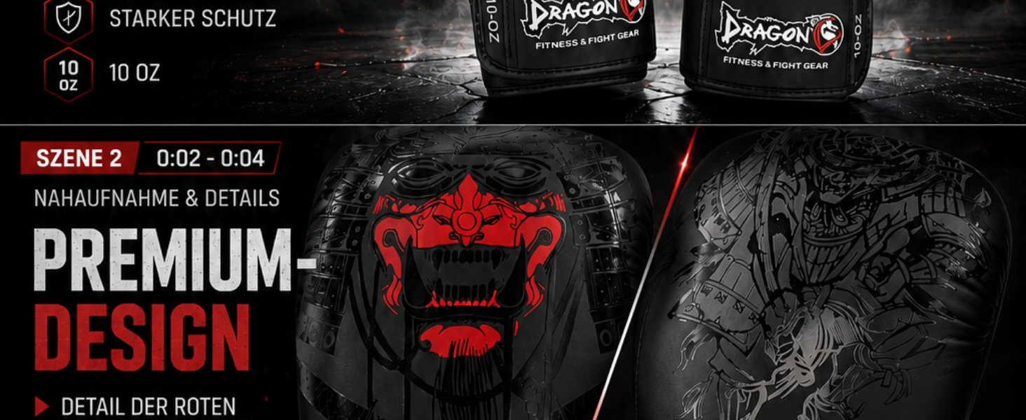 Боксерські рукавички Yakuza для Muay Thai, кікбоксингу та спарингу (16 Oz) з бинтами та капую, чорні — набір для тренувань 3 в 1