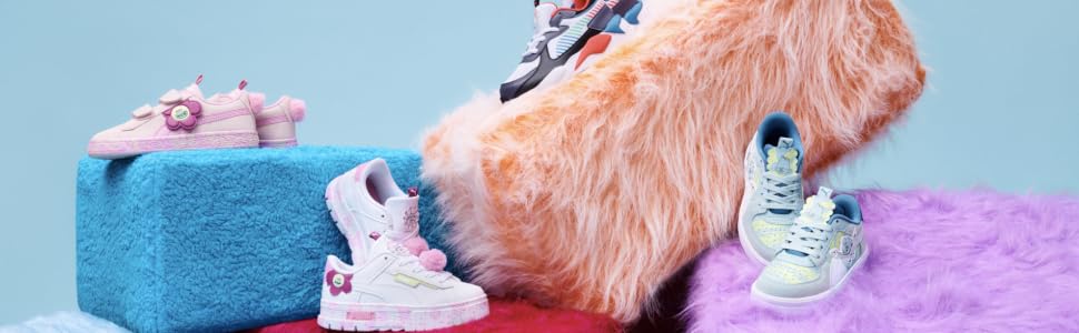 Дитячі кросівки Puma Varion Li Jr для залу (Indoor Court Shoe), чорні з сірим, р. 35 EU