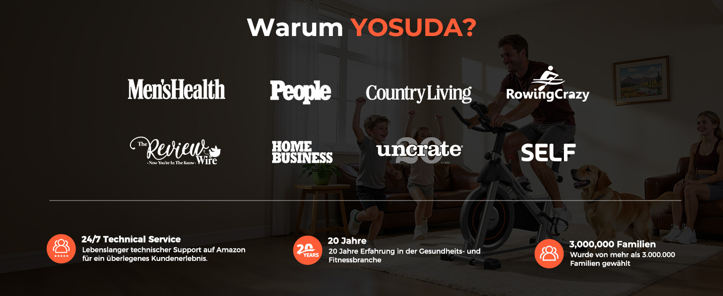 Магнітний гребний тренажер YOSUDA Magnetic Pro для дому, ультратихий кардіо-тренажер з 16 рівнями опору, LCD-дисплеєм та підтримкою APP, максимальна вага 160 кг