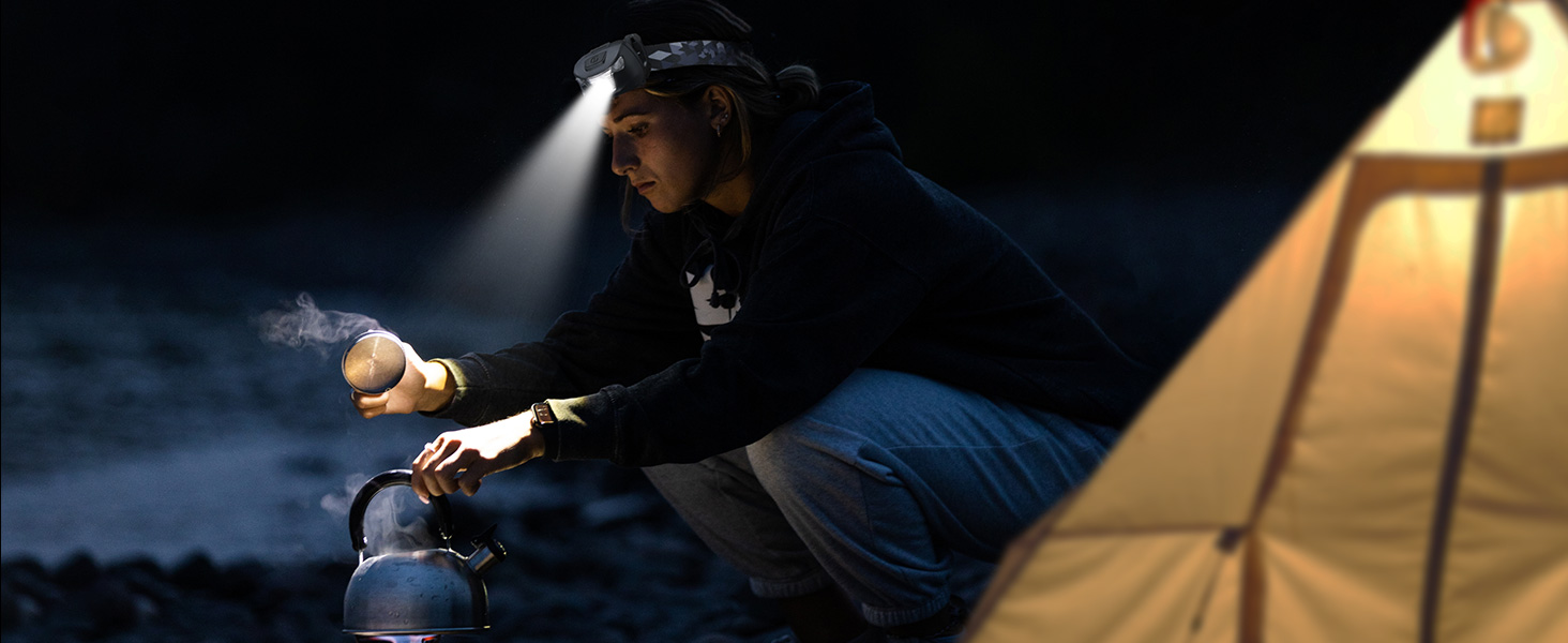 Кепка-ліхтар BORUIT BR01 LED, червоний промінь, акумулятор AAA, 4 режими світла, IP66, водонепроникна, для дорослих та дітей, кемпінг, біг, походи, риболовля, чорний