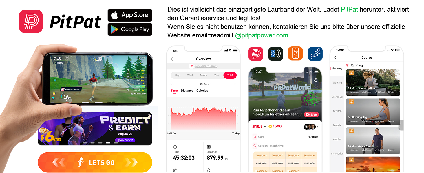 Бігова доріжка Lacuffy Walking Pad з нахилом та AI-тренуванням, керування через додаток, для дому та під стіл, макс. 136 кг, 90 см, чорна