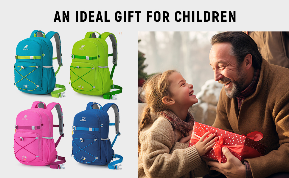 Дитячий рюкзак SKYSPER 15L: зручний туристичний рюкзак для хлопчиків та дівчаток, Outdoor, фіолетовий