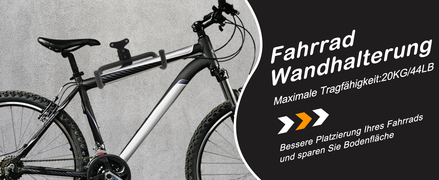 Кріплення для велосипеда на стіну CYFIE (2 шт.) - складне, з м'якою підкладкою, до 25 кг, для MTB та шосейних велосипедів