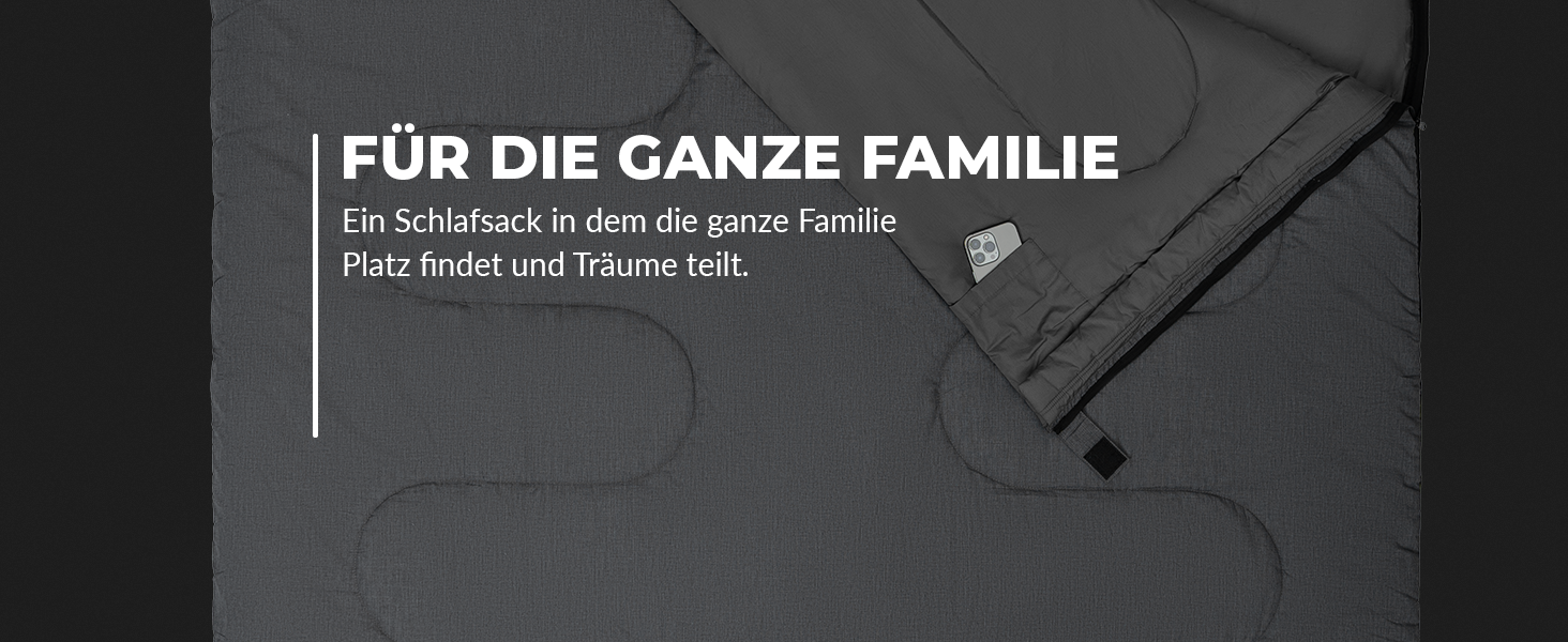 Спальний мішок туристичний 100% бавовна до -3°C з подушкою - Outdoor зимовий та літній спальний мішок [280GSM] для 3-4 сезонів (75x190см) - для жінок та чоловіків (теплий) Сірий