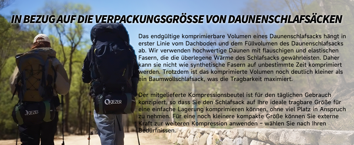 Спальний мішок зимовий з гусячого пуху 650 fill power, сертифікований RDS. Температурний режим від 8°C до -30°C. Ідеально для кемпінгу та альпінізму. Чорний.