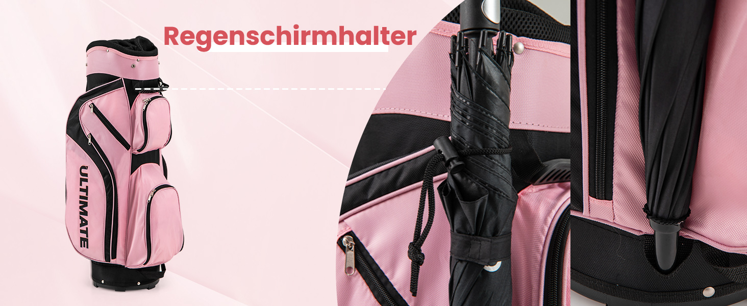 Комплект жіночих гольф-клуів COSTWAY, 9-ти частинний, для правшів з чохлом від дощу, включає драйвер, фейрвей, гібрид, залізи та паттер (чорний)