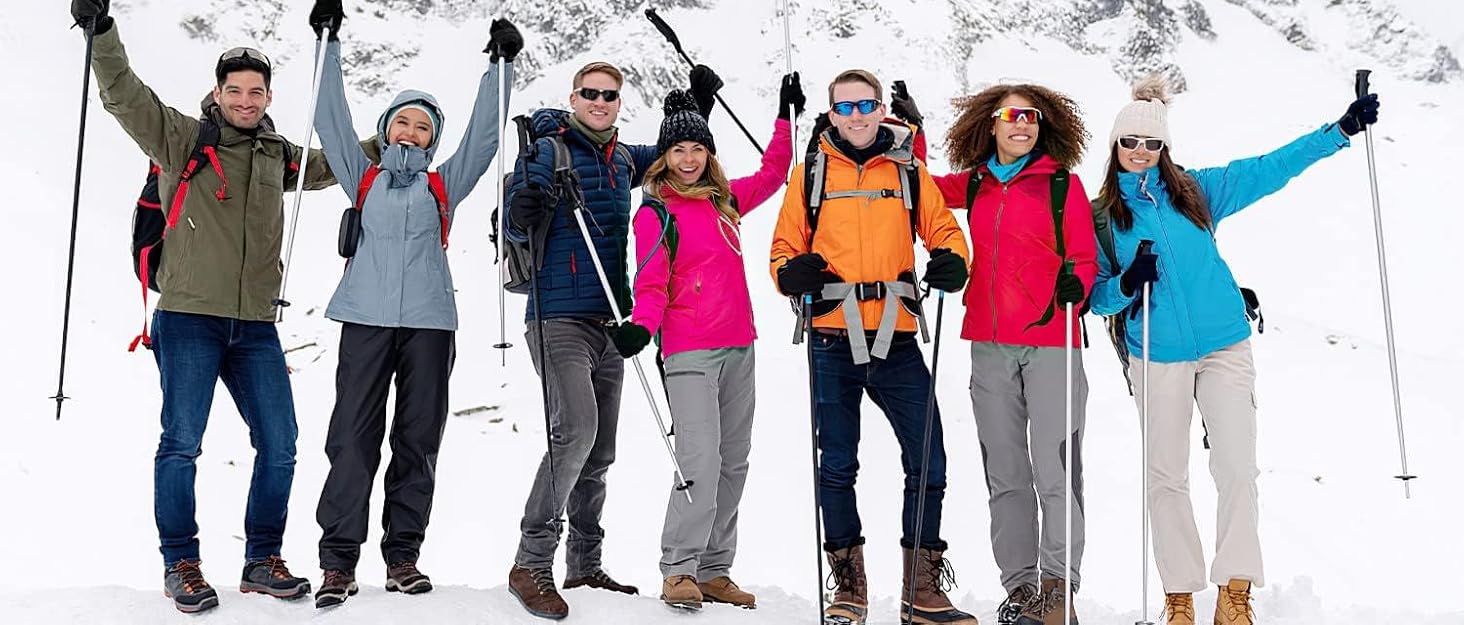 Рукавички для велосипедистів зимові чоловічі та жіночі. Теплі, водонепроникні, з сенсорним екраном. Ідеальні для катання на велосипеді, лижах, бігу та роботи.