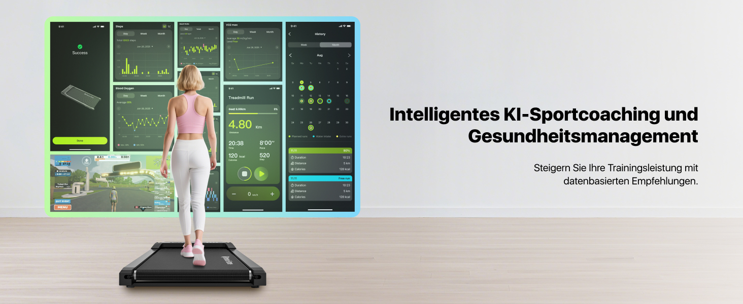 Walking Pad Edge: Компактний біговий тренажер для дому та офісу, 6 км/год, 120 кг, з пультом керування та підтримкою Zwift/Kinomap