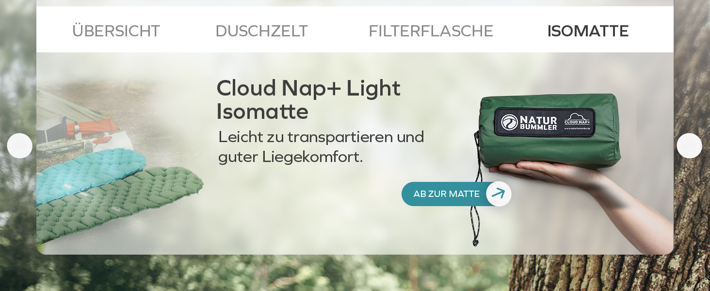 Складний туристичний стул NaturBummler Cloud Sit Light – ультралегкий (2,65 кг), дихаючий, з сумкою, 120 кг, для відпочинку на природі, риболовлі, саду (сірий)
