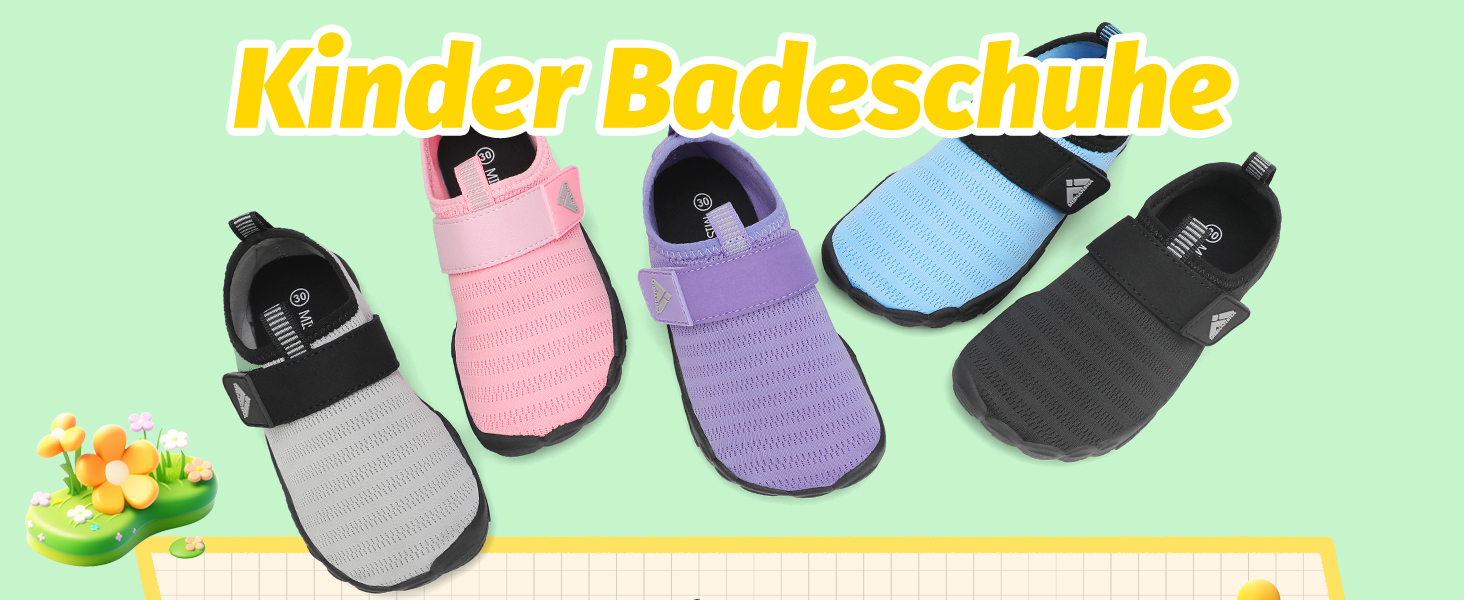 Дитячі шкарпетки-тапочки для плавання Mishansha: дихаючі, швидковисихаючі, антиковзкі, розмір 24-35, блакитні