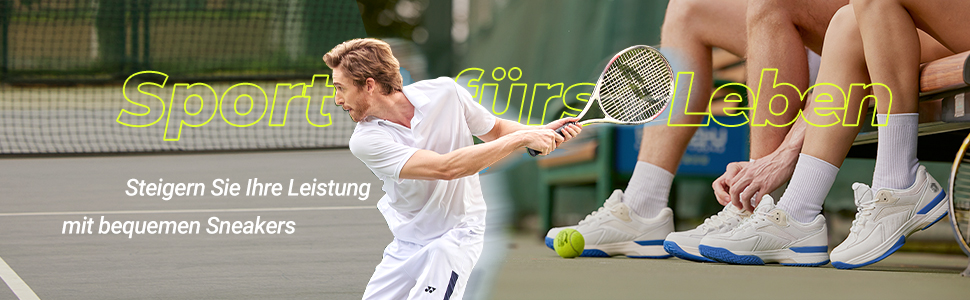 Тенісні кросівки FitVille для чоловіків (широкі) - білі/сірі. Дыхаючі кросівки для тенісу, бадмінтону, залу, фітнесу. 46 EU (широкі)