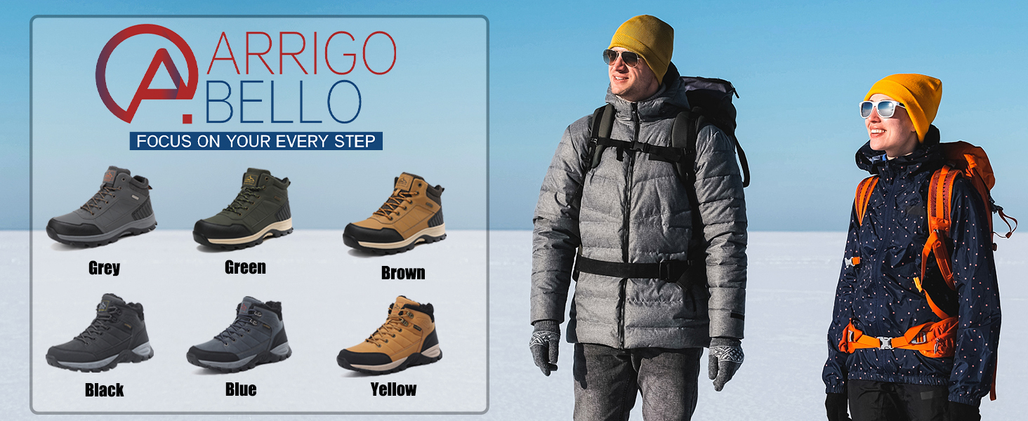 Чоловічі зимові черевики ARRIFIO BELLO: зимові черевики, вандер-черевики, трекінг черевики, утеплені, з антиковзанням, розмір 41-46, колір зелений