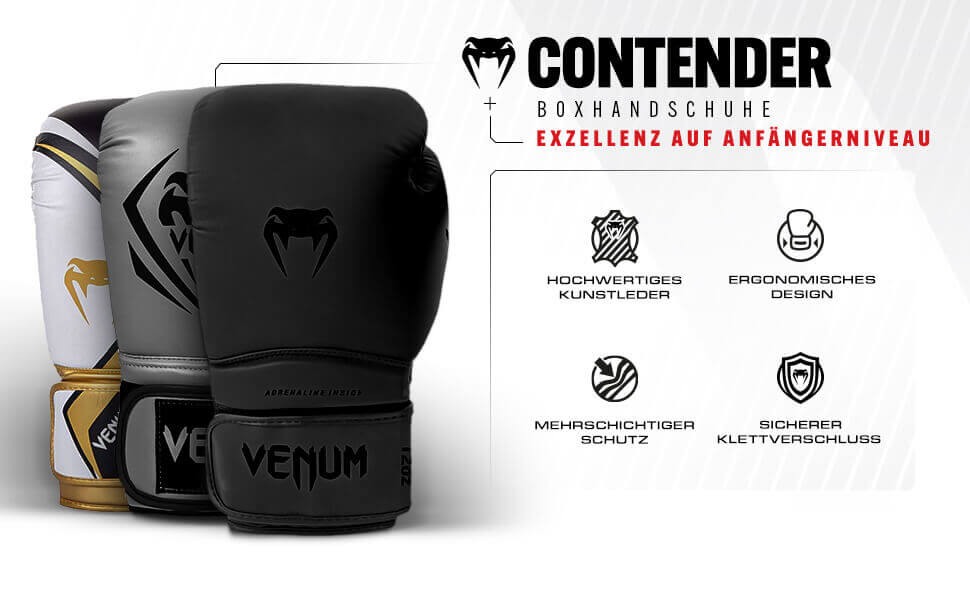 Боксерські рукавички Venum Contender - Компактні та захисні